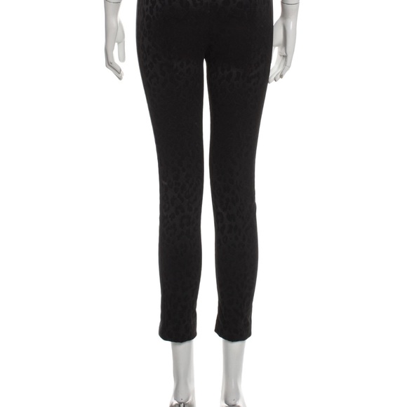 Veronica Beard Honolulu black leopard pants LN 0 XS - Picture 4 of 9